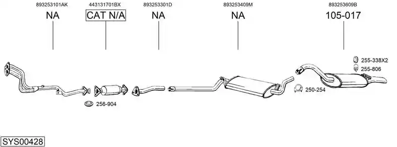 BOSAL SYS00428