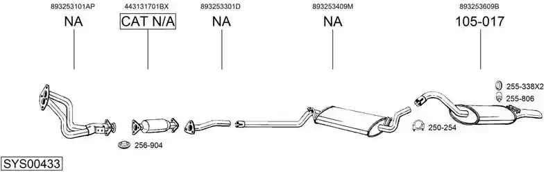 BOSAL SYS00433