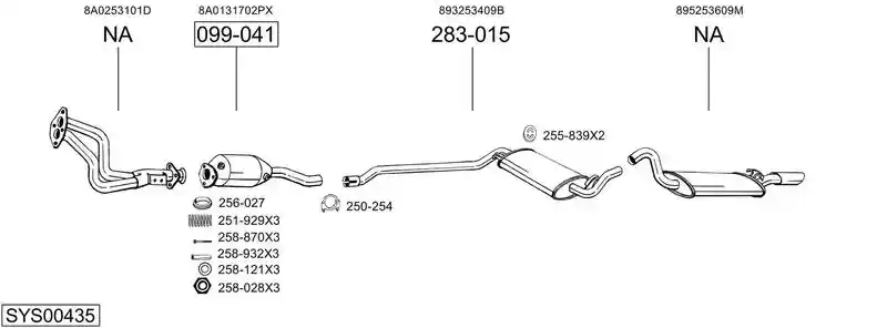 BOSAL SYS00435