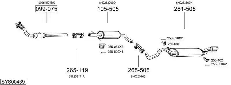 BOSAL SYS00439