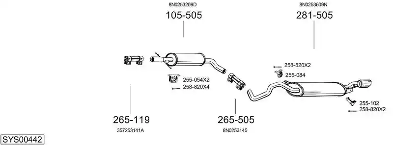 BOSAL SYS00442