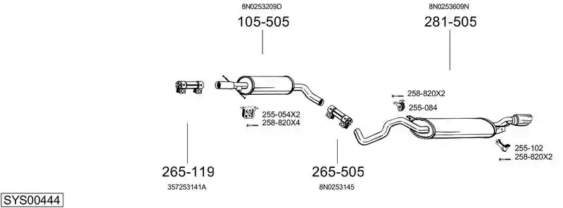 BOSAL SYS00444
