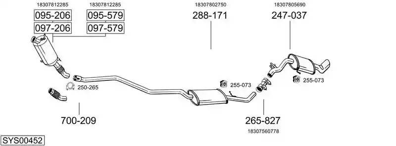BOSAL SYS00452