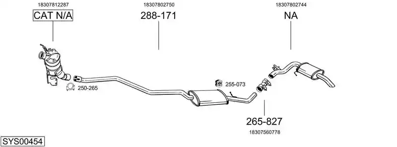 BOSAL SYS00454