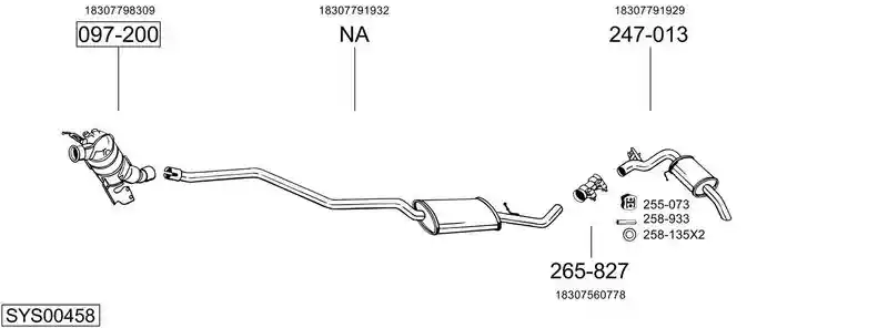 BOSAL SYS00458