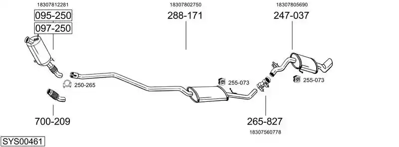 BOSAL SYS00461
