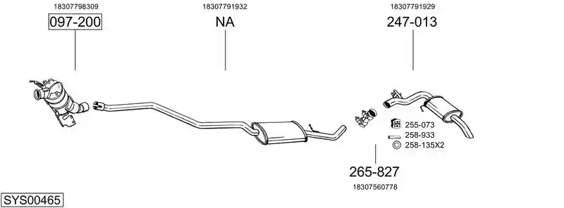 BOSAL SYS00465