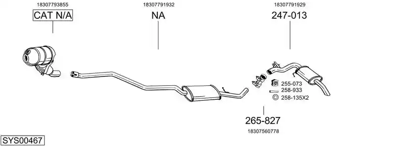 BOSAL SYS00467