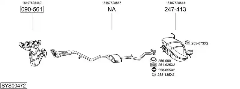 BOSAL SYS00472
