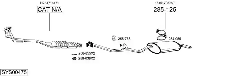 BOSAL SYS00475