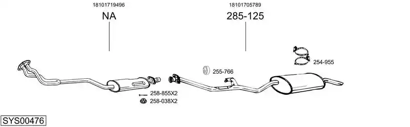 BOSAL SYS00476