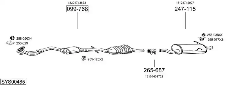 BOSAL SYS00485