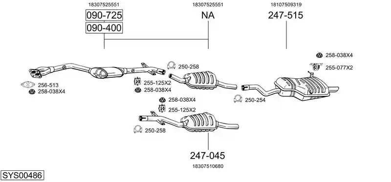 BOSAL SYS00486