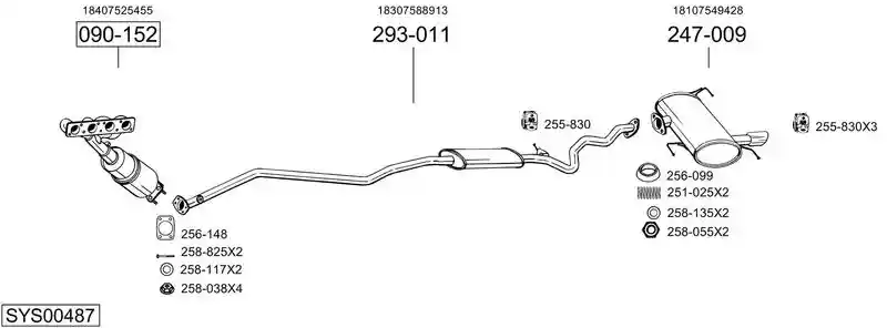 BOSAL SYS00487