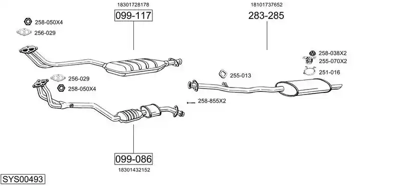 BOSAL SYS00493