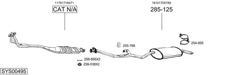 BOSAL SYS00495
