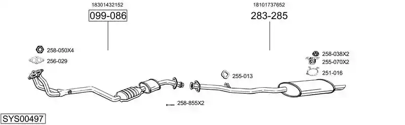 BOSAL SYS00497