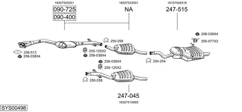 BOSAL SYS00498