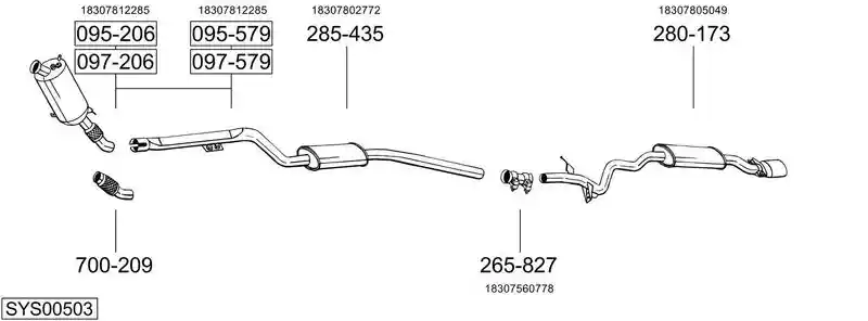 BOSAL SYS00503