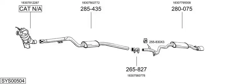 BOSAL SYS00504