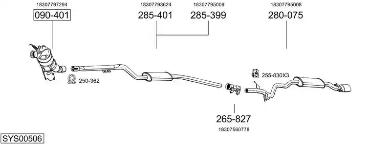 BOSAL SYS00506