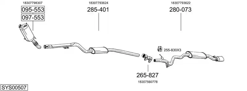BOSAL SYS00507