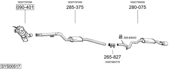 BOSAL SYS00517