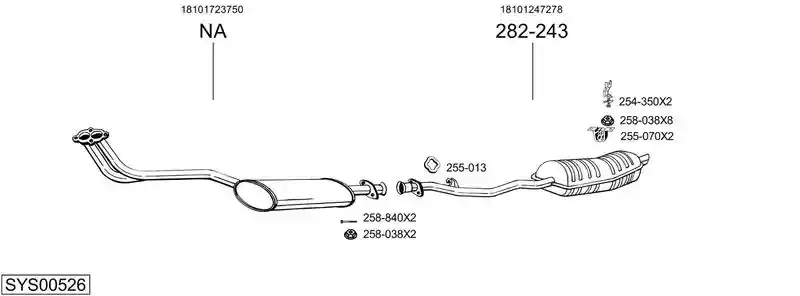 BOSAL SYS00526