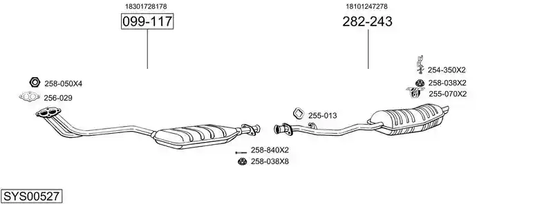 BOSAL SYS00527