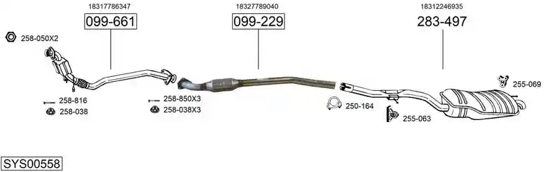 BOSAL SYS00558