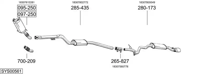 BOSAL SYS00561