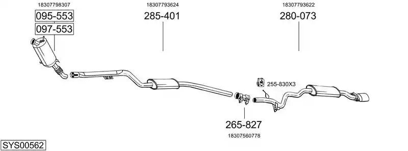BOSAL SYS00562