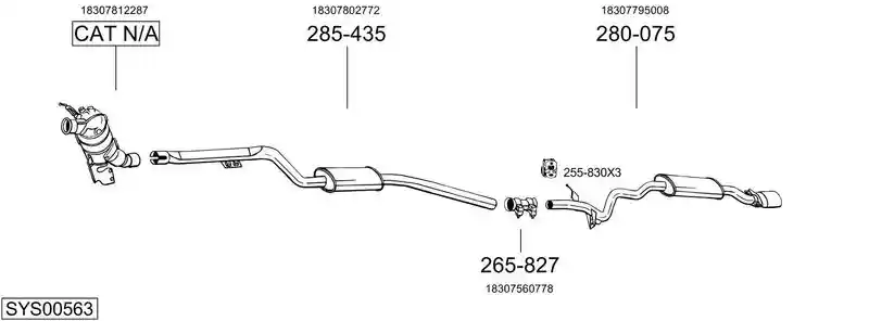 BOSAL SYS00563