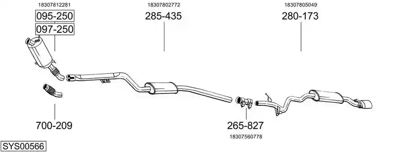BOSAL SYS00566