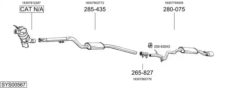 BOSAL SYS00567