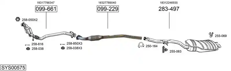 BOSAL SYS00575