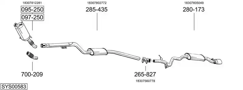 BOSAL SYS00583