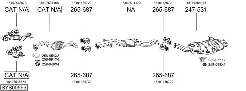 BOSAL SYS00599