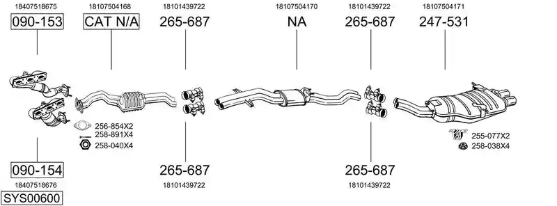 BOSAL SYS00600