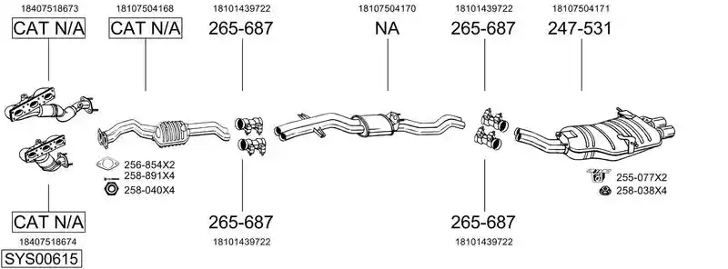 BOSAL SYS00615