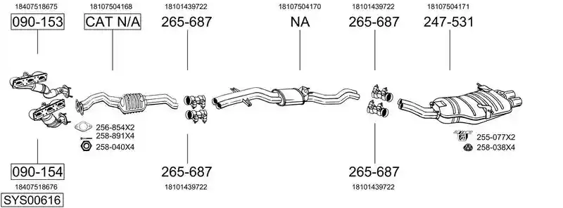 BOSAL SYS00616