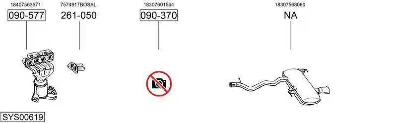 BOSAL SYS00619