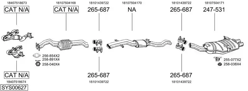 BOSAL SYS00627