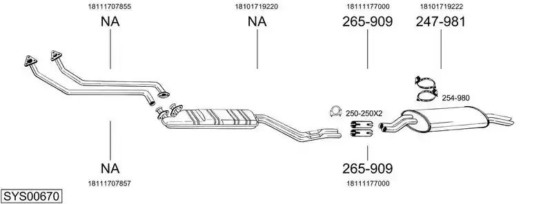 BOSAL SYS00670