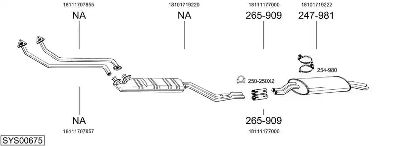 BOSAL SYS00675