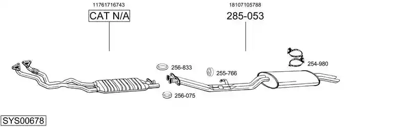 BOSAL SYS00678