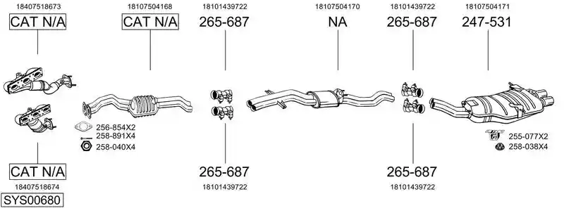 BOSAL SYS00680