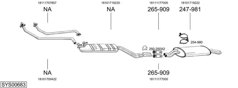 BOSAL SYS00683