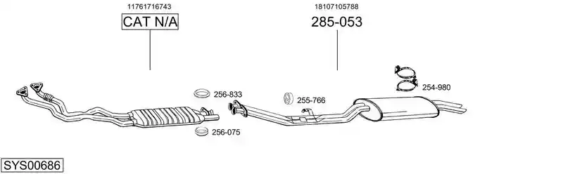 BOSAL SYS00686