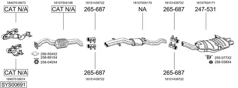 BOSAL SYS00691